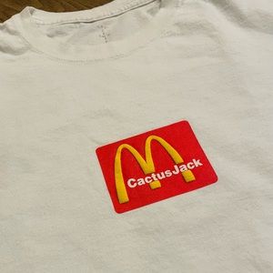 CACTUS JACK x Travis Scott MCDONALD’s white tshirt
